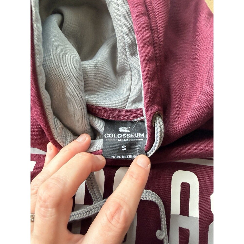 Colosseum Texas A&M Aggies Maroon Pull Over Hoodie - Picture 3 of 5